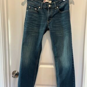 Levi's Dark Blue Denim Jeans - 505. Size 14 Reg - 27 x 27